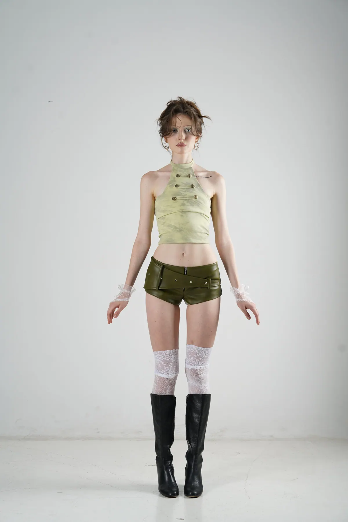Cadre — Buttoned Halter Top, view 5